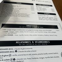 Menu Jan 2026  at Galerie Café des Aiguilles in Chamonix-mont-blanc