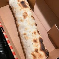 Rollo filled with vegan gyros and salad at Veggie Tempel in Bremen