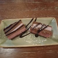 Vegan brownie cherry cheesecake...unique, delicious & only £2.99! at Slug & Lettuce in York