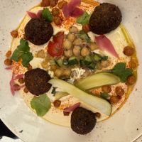 Hummus mit falafel   at Florentin - Neubau in Vienna