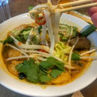 Curry noodles   at Pho in Edinburgh