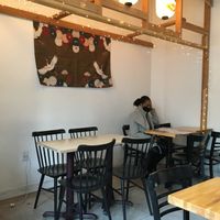 Inside seating at Sushi Star in New York City