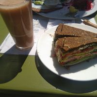Club sandwich at Alchemist Garden in Amsterdam