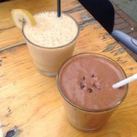 delicious smoothies! at Alchemist Garden in Amsterdam