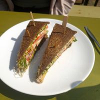 Club sandwich at Alchemist Garden in Amsterdam