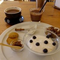 Vegan breakfast at Alchemist Garden in Amsterdam