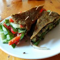 club sandwich at Alchemist Garden in Amsterdam