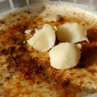 Raw vegan Crème brûlée! at Alchemist Garden in Amsterdam