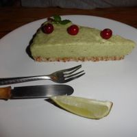 Avocado-lime cake at Alchemist Garden in Amsterdam