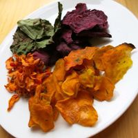 Marinated Veggie Chips at Alchemist Garden in Amsterdam