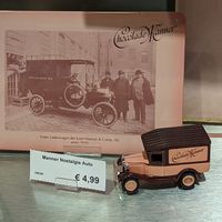 Manner Nostalgic car at Manner in Vienna