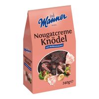   nougat knödel  at Manner in Vienna