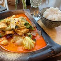 Red curry Tofu  at Tozi in Vienna