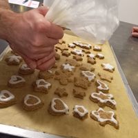 Vegan baking course - cinnamon stars at NomNom by Melli in Vienna