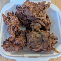 Vegetable pakora #Veganuary at Gokul Indian Restaurant in St Louis