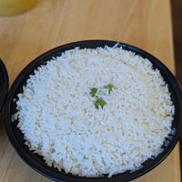 One big portion of rice that came with our dishes #Veganuary at Gokul Indian Restaurant in St Louis