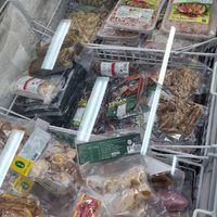 Vegan freezer section at AsianFoods Emporium in Bendigo