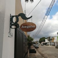 The street sign at Avegana in Merida