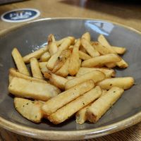 fries are also available and tasty at Hessisch Canada in Fulda