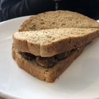 Breakfast sandwich  at Mon Cafe Bistro in Brighton