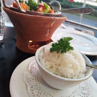 Penang curry at Wung Nam Thai Water Palace in Caloundra