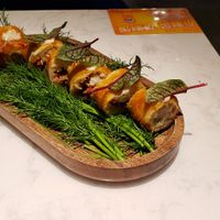 Yam veg sausage thingie at Mays - 蔓莳 in Wuhan