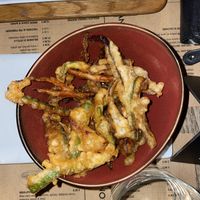 Vegetable tempura  at Fabrika in Nova Gorica