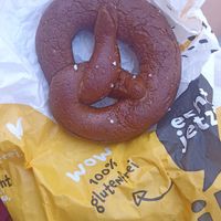 Gluten free and vegan brezn at echt jetzt in Munich