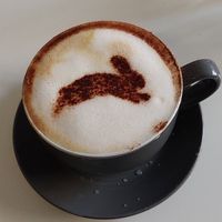 Cappuccino at The Hop Coffee in Sheffield