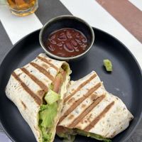 Vegan burrito   at Velochique in Monchique