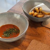 Churros de batata com molho de tomate  at Seiva Restaurante in Matosinhos