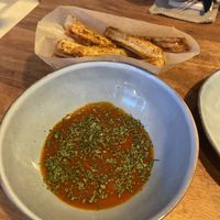 Potato churros (a MUST)  at Seiva Restaurante in Matosinhos