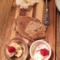 Entré: the vegan is on the right side. at Matur og Drykkur in Reykjavik