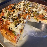 Big vegan-ru at Rudy's Pizza in Portland