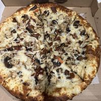   at Rudy's Pizza in Portland