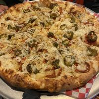 vegan ninja  at Rudy's Pizza in Portland