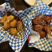  teriyaki & garlic parmesan wings at Rudy's Pizza in Portland