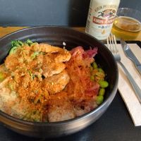 Poke de heura at Natur Poke in Mallorca