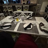 Table setting  at Zatar in Dallas