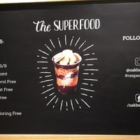 Sign on wall. at Oakberry - NoMad in New York City