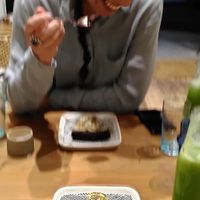 With my chica   at Pure. Healthy Cafe in Casablanca