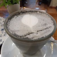 Black chai latte. Delicioso. at Massay in Granada