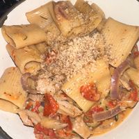 Chef recommended pasta (says spicy, but not)  at Bresca in Madrid