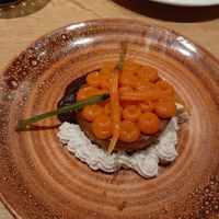 Vegan carrot cake at Season in Barcelona