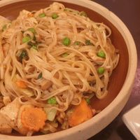 Tofu & green goodness Vegan noodles at Chopstix in Sorrento