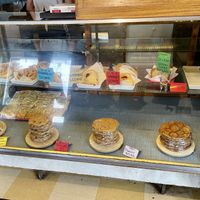 Display case  at Angeline's Bakery and Cafe in Sisters