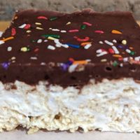 chocolate Rice Krispies Treat at Angeline's Bakery and Cafe in Sisters