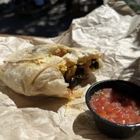 Breakfast burrito  at Angeline's Bakery and Cafe in Sisters