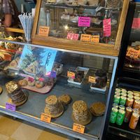 sample of the vegan treats on offer (I didn't try any) at Angeline's Bakery and Cafe in Sisters