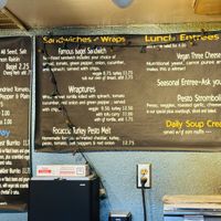 Menu  at Angeline's Bakery and Cafe in Sisters
